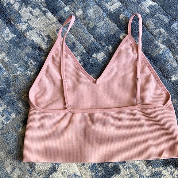 Pink Ribbed Women's Top from Dynamic - Picture 2 of 3